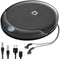 Deluxe Products CD Player Portable with 60 Second Anti Skip, Stereo Earbuds, Includes Aux