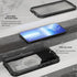 Compatible with Samsung Galaxy S24 Ultra Waterproof Magnetic Case Built-in Screen Protector Full Protection TPU Anti-Scratched Clear Case Men Women Shockproof Dustproof Underwater Case, Black