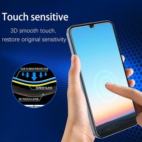[2-Pack A17 5G A16 5G MAYtobe Screen Protector Designed for Samsung Galaxy / Tempered Glass, Bubble Free, Anti Scratch