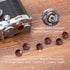 12mm VKO Wood Soft Shutter Release Button,Delicate Camera Shutter Button Concave Surface Red(Wood Grain Random)