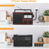 Veravoxes Portable AM/FM Radio with Bass Control, Equipped with a Built-in high-Power Speaker, Headphone Jack, and AUX