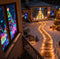RODASS Holographic Rear Projection Screen: Foldable and Portable Anti Crease Indoor Projection Screen