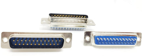 Pc Accessories 20-Pack DB25 Male and Female D-Sub 25P Solder Type Connector (10 Male + 10 Female)