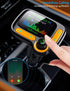 Bluetooth FM Transmitter Car Adapter,Support Wireless Handsfree Call and MP3 Music/APP Audio Play,1.8" Color Screen,3 USB Charger,3.5mm AUX Port,Compatible with iPhone,iPad,Samsung and More