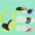 2 Pack K-12, 3.5mm Kids Headphones for School Classroom Swivel Foldable, HD Stereo, Jack Wired Headphone for Kids