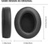 Earpads Replacement for Audio Technica M50X/M40X, HyperX Cloud/Alpha, Turtle Beach Stealth, Softer Memory Foam