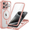ESR iPhone 15 Pro Case Set, Individual Lens Protectors, Full-Coverage Military-Grade Protection, Clear Pink