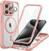 ESR iPhone 15 Pro Case Set, Individual Lens Protectors, Full-Coverage Military-Grade Protection, Clear Pink