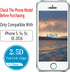 HPTech 2-Pack Tempered Glass for iPhone SE 2016, iPhone 5S, iPhone 5, iPhone 5C Screen Protector, Easy to Install,