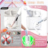 R-fun AirPods 2nd Generation Charging Case Cover, Full Drop Protection with Cleaner Kit & Keychain, White/Lavender