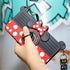 Cute for iPhone 14 Case, 3D Cartoon Camera Rotating Ring Grip Holder Kickstand Lanyard for iPhone 13, 14 - Red