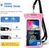 ProCase Waterproof Phone Pouch for Snorkeling, Underwater Dry Bag for iPhone 15 14 13 Pro Max and Galaxy S24 (2 Pack)
