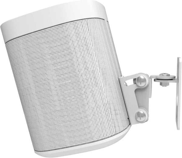 Play 1 Wall Mount, White, Adjustable Swivel & Tilt Mechanism, Compatible with Sonos Play:1 Only, Mounting Bracket