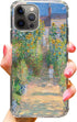 Claude Monet Art Painting Phone Case for iPhone 14 Pro, Watercolor Sunflower Impressionism Cover for Women Men Girls Boys, Trendy Design TPU Bumper Case for iPhone 14 Pro