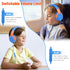 Shop rockpapa Share 1 Kids Headphones: Wired, Microphone, 85dB/94dB Volume Limit, Foldable, Cute for School/Travel,