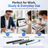 HATOKU 4 Packs Stylus Pen for iPad & Touchscreen Devices, Dual Tip Rubber Styluses, No Bluetooth/No Charging, High