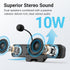 INGA Computer Speakers with Detachable Mic, Plug and Play Desktop Speakers, One-Touch Mute Microphone, Stereo & Bass