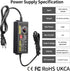 Universal Power Supply Adjustable 3V~12V, 12A 144W Variable Switching Adapter, 100V-240V AC to DC Converter with 14 Tips