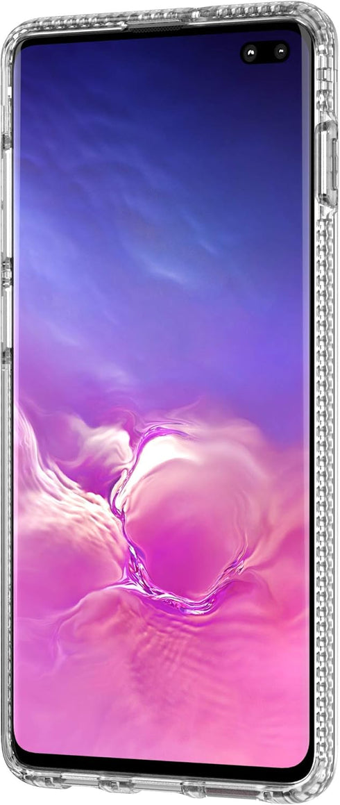 tech21 Protective Samsung Galaxy S10 Plus Case Ultra Thin Back Cover with BulletShield Protection - Clear