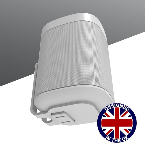 Wall Mount Bracket for Sonos ONE, ONE Gen 2, ONE SL & Play:1 Speaker, White, Compatible with ONE Series