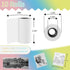 MFLABEL Kids Instant Camera Refill Print Paper, 10 Rolls White Mini Thermal Printer Paper 2.2 x 1.1 Inch for Kids HD