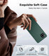 LeYi Liquid Silicone Slim Silky-Soft Case Cover for Samsung Galaxy A42 5G with 2 Pack Tempered Glass Screen Protector