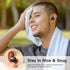 Black True Wireless Earbuds - Bluetooth Headphones with Microphone, Extra Bass, 36H for Workout (Charging Case Included)