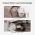 LOVEVOOK Women,15.6 Inch Commuter Laptop Tote Bag for Women With Large Cup Holder, Leather Work Tote Bag