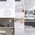 Facmogu 2PCS 8in White Ceiling Speaker Covers, Round Speaker Grille Woofer Grill Cover Protector Replacement