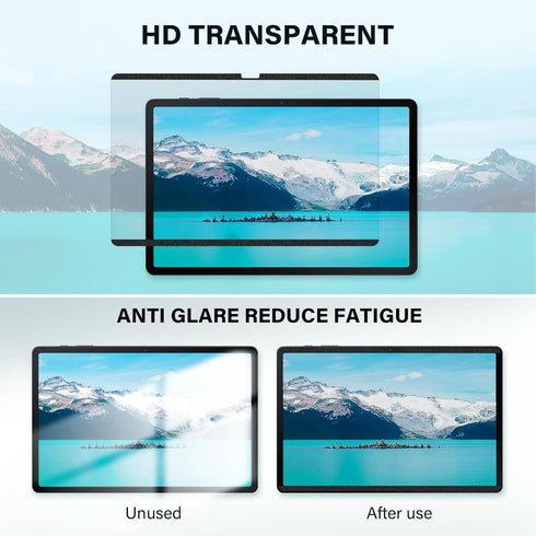 Magnetic Privacy Screen Protector for Samsung Galaxy Tab S6 Lite 10.4", Anti-Spy Removable Film