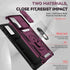 AYMECL Galaxy Note 20 Phone Case, Samsung Note 20 Case with 2 Pcs Self-Healing Film, Slide Camera Cover, Magnetic Ring