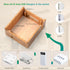 Pezin & Hulin Cell Phone Charging Stations, Bamboo Dock Organizer for Multi Devices, Tablets, Smart Watch, with Pack of