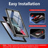 SPIDERCASE Designed for Samsung Galaxy S22 Ultra Case, Waterproof with Built-in Screen Protector, Heavy Duty - Black