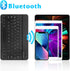 Ultra-Slim Rechargeable Bluetooth Keyboard, Compatible with BLU M8L Plus, iPads, iPhones, Android Tablets, Black