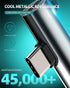 USB-C to 3.5mm Audio Adapter 2 in 1 DAC Charger Dongle Type C Headphone Jack Aux Splitter for Samsung Galaxy/iPhone