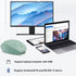 Rechargeable Wireless Mouse, Bluetooth Mouse for Laptop/iPad/MacBook Pro/Air, Slim Silent Mouse (Green)