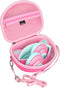 Mchoi Hard Case for Riwbox CT-7 Pink/Jack CT-7S Cat Green/IC-HS01 Bluetooth Headphones, Pink Case Only