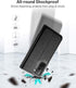 OCASE Galaxy S21 Plus 5G Compatible Wallet Case, PU Leather Flip Folio with Card Holders, RFID Blocking, Black
