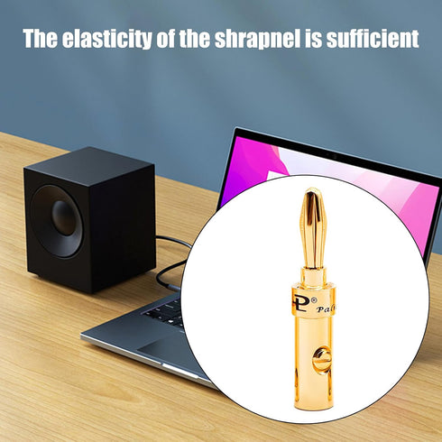 SHINLHUA Banana Plug Socket Wire Connector Socket Gold Plated Binding Plug Binding Post Accessories