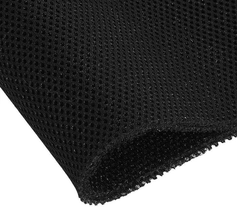 Socobeta Speaker Fabric Grill Cloth, Dustproof Protective Stereo Audio Speaker Mesh Grill Cloth 1.4m x 0.5m (Black)
