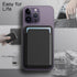 JETech Magnetic Wallet Compatible with MagSafe for iPhone 15/14/13/12 Series, PU Phone Card Holder (Black)