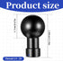 Vin Beauty 17mm 1/4"-20 Ball Head Mount Aluminum Screw Male/Female Adapter for Action Camera Phone Helmet Stand GPS
