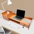 WDZCZDoo 11.02lbs Computer Monitor Stand, Computer Rack with Storage, Wooden Laptop Monitor Stand, Wood Desk Organizer