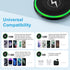 15W Wireless Charger Pad with Adapter for Motorola G Power 2024 Edge 50 Ultra, Samsung Galaxy S24 Ultra, iPhone 15
