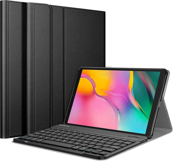 Fintie Keyboard Case for Samsung Galaxy Tab A 10.1 2019 Model SM-T510/T515/T517, Lightweight Stand Cover, Black