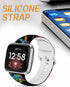 Sport Band for Versa 4/Versa 3/Sense 2, Elastic Replacement Wristbands Strap for Men and Women Smart Watch
