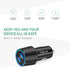 Cluvox 20W Dual USB C Fast Car Charger for iPhone 15 Pro Max/Plus, Galaxy S23/S22, Google Pixel 8/7, Type C Adapter
