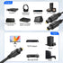 1 2 1 2 1M MEIRIYFA Digital Optical Splitter Adapter Cable in Out, Toslink Digital Fiber Optic Audio Splitter Male