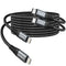 USBC to Lightning Cable for iPhone, 3FT 2 Pack, Fast Charger Nylon Lightning to USB C Cable, Compatible with iPhone