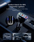 126W Dual PD60W&QC30W USB Car Charger Adapter, Fast Charging 4 Ports for iPhone 16/15/14/13/12, Samsung Galaxy